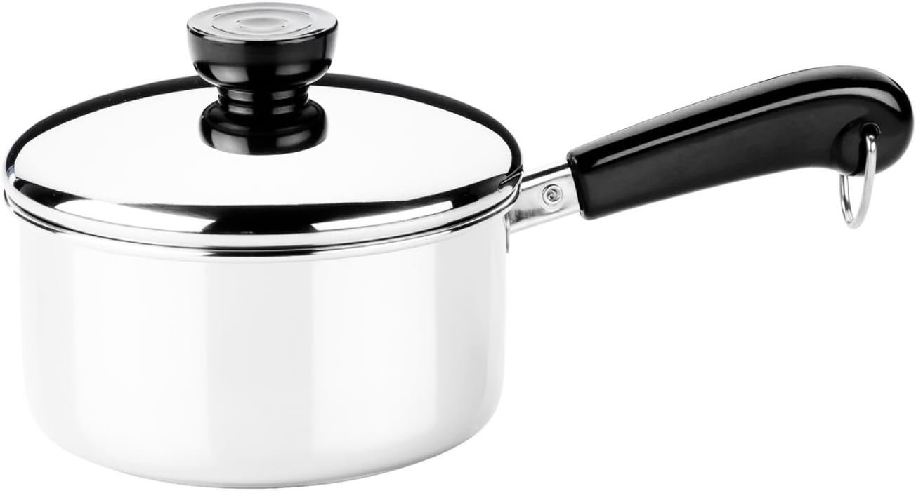 Classic Stainless Steel 4-Quart Covered Saucepot